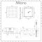 Unterputz-Duschsystem mit Thermostat – mit 400mm x 400mm Duschkopf und Handbrauseset - Chrom - Kubix