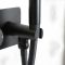 Unterputz-Armatur für 2 Verbraucher mit integrierter Handbrause – Schwarz – Nox