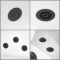 Whirlpool-Eckbadewanne 1400mm x 1400mm Schwarz - Breeze