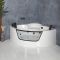 Whirlpool-Eckbadewanne 1400mm x 1400mm Schwarz - Breeze