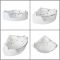 Whirlpool-Eckbadewanne 1400mm x 1400mm Chrom - Breeze