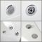 Whirlpool-Eckbadewanne 1400mm x 1400mm Chrom - Breeze