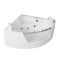 Whirlpool-Eckbadewanne 1400mm x 1400mm Chrom - Breeze