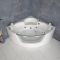 Whirlpool-Eckbadewanne 1400mm x 1400mm Chrom - Breeze