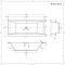 Einbaubadewanne mit 2 Rückenschrägen 1800mm x 800mm Seiten- & Endverkleidung wählbar – Sandford