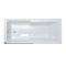 Rechteck-Badewanne, 1700mm x 750mm - inkl. eckigem Aufsatz, Vorder- und Endschürze – Sandford