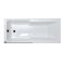 Rechteck-Badewanne, 1700mm x 750mm - inkl. getöntem Aufsatz, Vorder- und Endschürze – Sandford