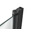 Eckbadewanne inkl. Badewannenaufsatz in Schwarz 1700mm x 725mm – Links- oder Rechtsbündig – Otterton