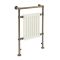 Elektrischer Badheizkörper, 930mm x 620mm – gebürstetes Gold – Elizabeth