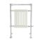Weißer traditioneller Handtuchheizkörper, elektrisch, 930mm x 620mm x 155mm mit 600W Heizstab - Elizabeth