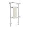 Weißer traditioneller Handtuchheizkörper, elektrisch, 930mm x 452mm x 230mm mit 400W Heizstab - Elizabeth