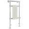 Weißer traditioneller Handtuchheizkörper, elektrisch, 930mm x 452mm x 155mm mit 400W Heizstab - Elizabeth