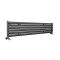 Design Heizkörper Horizontal (Einlagig) 354mm x 1780mm | Anthrazit - Revive
