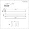 Design Heizkörper Horizontal Anthrazit 236mm x 1780mm 646W (einlagig) - Revive Slim