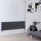 Design Heizkörper (einlagig) horizontal – 427mm x 1780mm - Anthrazit – Sloane