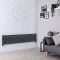 Design Heizkörper (einlagig) horizontal – 354mm x 1780mm - Anthrazit – Sloane