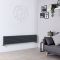 Design Heizkörper (doppellagig) horizontal – 354mm x 1780mm - Anthrazit – Sloane