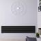 Design Heizkörper Horizontal Mattschwarz 354mm x 1780mm 1324W (doppellagig) - Revive