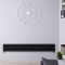 Design Heizkörper Horizontal Schwarz 236mm x 1780mm 920W (doppellagig) - Revive Slim