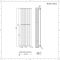 Design Heizkörper Vertikal Chrom 1800mm x 450mm 668W (einlagig) - Delta