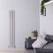 Design Heizkörper Vertikal Weiß 1780mm x 236mm 934W (doppellagig) - Revive
