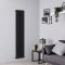 Design Heizkörper Vertikal Schwarz 1780mm x 354mm 1043W (einlagig) - Savy