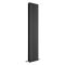 Design Heizkörper Vertikal (doppellagig) 1780mm x 420mm - Schwarz - Delta