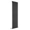 Design Heizkörper Vertikal (einlagig) 1780mm x 560mm - Schwarz - Delta