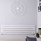 Design Heizkörper Horizontal Weiß 472mm x 1780mm 1161W (einlagig) - Revive