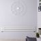 Design Heizkörper Horizontal Weiß 236mm x 1780mm 646W (einlagig) - Revive Slim