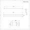 Design Heizkörper Horizontal Weiß 236mm x 1780mm 920W (doppellagig) - Revive Slim