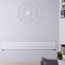 Design Heizkörper Horizontal Weiß 236mm x 1780mm 920W (doppellagig) - Revive Slim