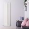 Design Heizkörper Vertikal Weiß 1780mm x 472mm 1195W (einlagig) - Sloane