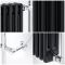  Badheizkörper Chrom/Schwarz 960mm x 675mm 680W – Elizabeth