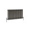 Gliederheizkörper (3-Säulen) Horizontal 500mm x 1010mm - Lackiertes Rohmetall – Regent