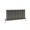Gliederheizkörper (3-Säulen) Horizontal 500mm x 1190mm - Lackiertes Rohmetall – Regent