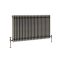 Gliederheizkörper (3-Säulen) Horizontal 750mm x 1190mm - Lackiertes Rohmetall – Regent