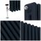 Gliederheizkörper (2-säulig), horizontal | Größe wählbar | Blau (Regal Blue) – Regent