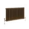 Gliederheizkörper (2-säulig), horizontal | Größe wählbar | Metallische Bronze – Regent