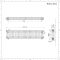 Traditioneller Gliederheizkörper (3-Säulen) Horizontal | 300mm x 1415mm  - Anthrazit - Regent
