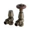 Winkelventile Retro Messing, thermostatisch, für 15mm Kupferrohr - Regent