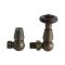 Eck-Heizkörperventile für 15mm Kupferrohr, Messing - Regent