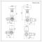 Eck-Thermostat-Heizkörperventil für 15mm Kupferrohre, Chrom - Regent