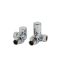 Modernes Eck-Ventil Paar – Chrom – Select