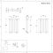 Design Heizkörper Horizontal (Doppellaging) 600mm x 413mm | Weiß - Revive
