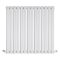 Design Heizkörper Horizontal (Doppellaging) 600mm x 826mm | Weiß - Revive