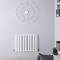 Design Heizkörper Horizontal (Doppellaging) 600mm x 826mm | Weiß - Revive