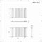 Design Heizkörper Horizontal (Doppellaging) 600mm x 1000mm | Weiß - Revive