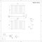 Design Heizkörper Horizontal (Einlaging) 600mm x 1000mm | Weiß - Revive