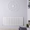 Design Heizkörper Horizontal (Einlaging) 600mm x 1416mm | Weiß - Revive
